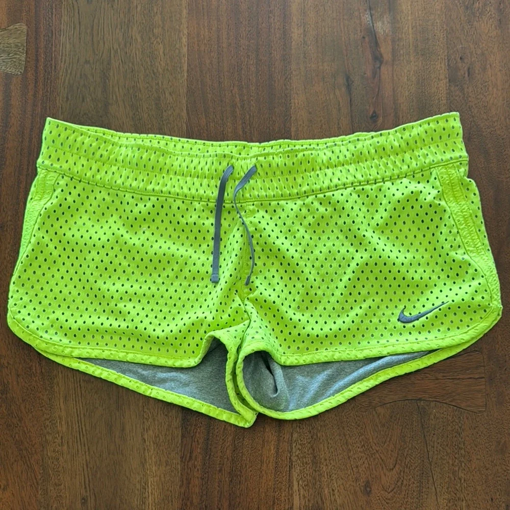 Nike Women's Athletic Shorts - Red, Black, Green - Picture 7 of 16